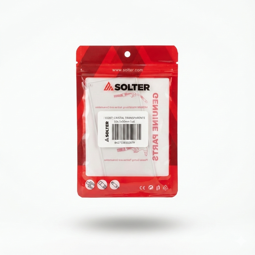 CRISTAL TRANSPARENTE 106.5x50mm 1ud.