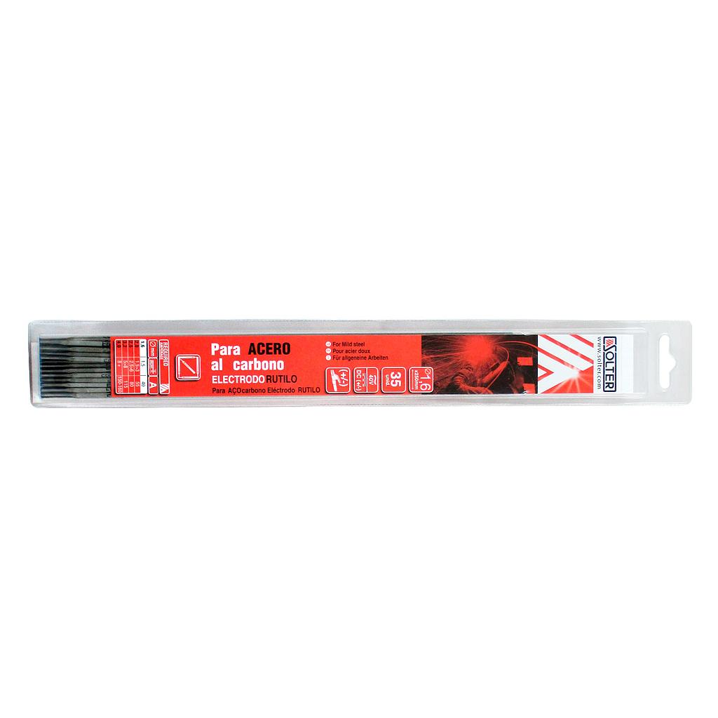 BLISTERS ELECTRODO RUTILO