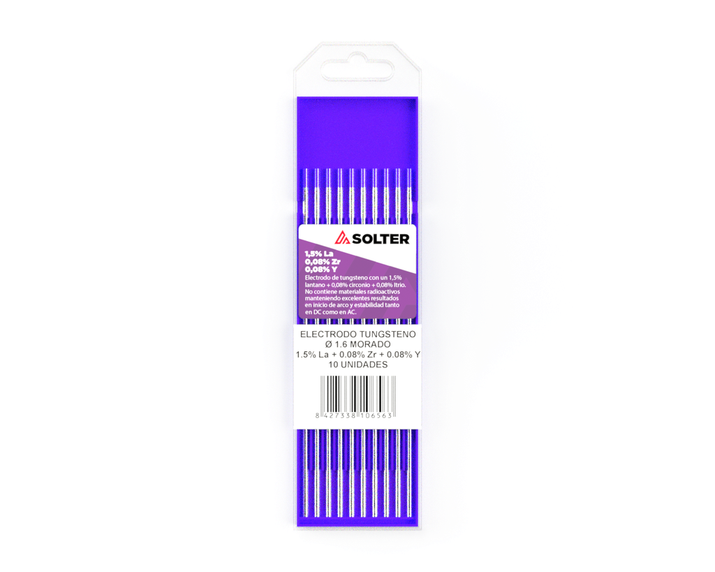 ELECTRODOS TUNGSTENO MORADO